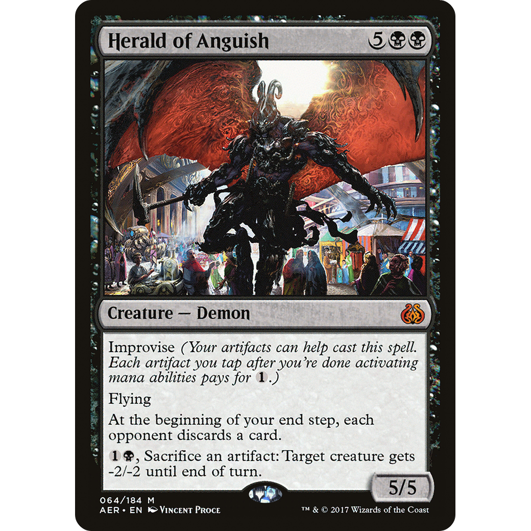 Herald of Anguish (AER-064) - Aether Revolt Foil