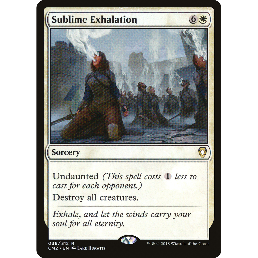 Sublime Exhalation (CM2-036) - Commander Anthology Volume II