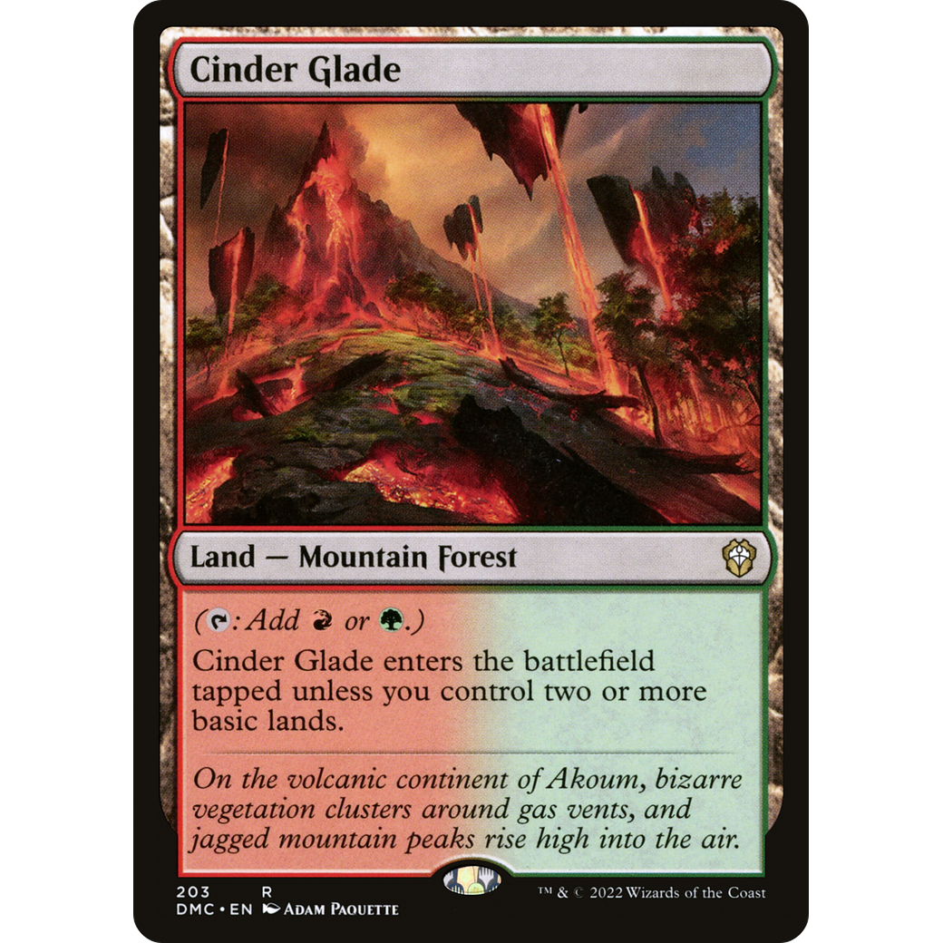 Cinder Glade (DMC-203) - Dominaria United Commander