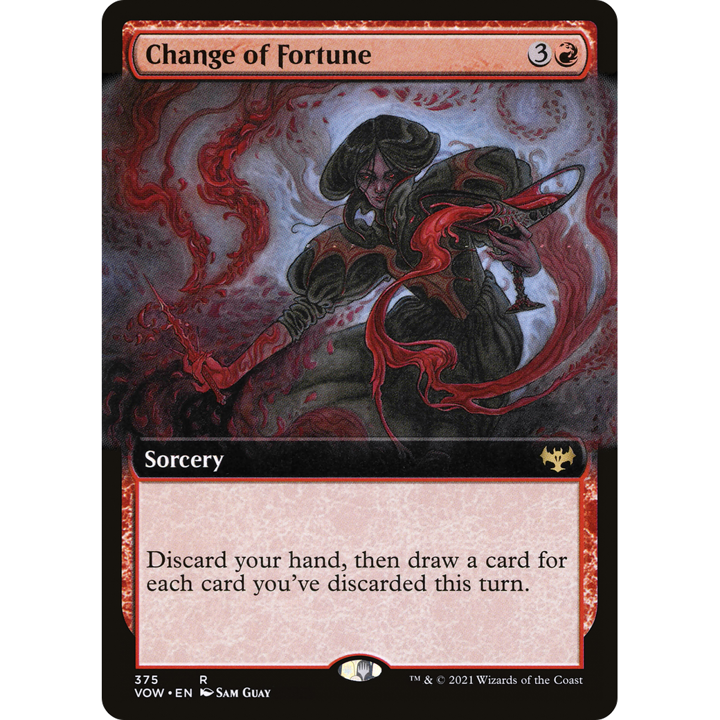 Change of Fortune (Extended Art) (VOW-375) - Innistrad: Crimson Vow: (Extended Art) Foil