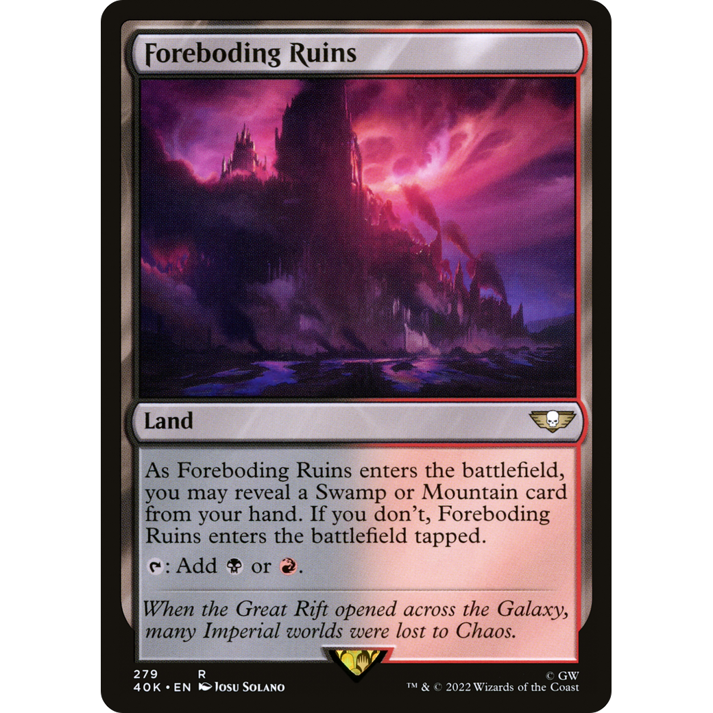 Foreboding Ruins (40K-279) - Warhammer 40,000 Commander