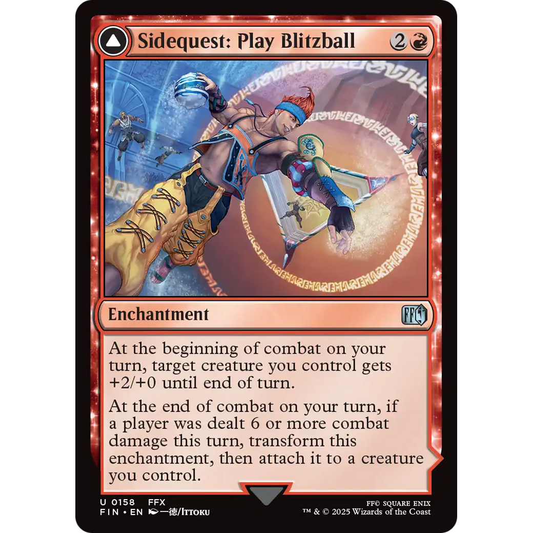 Sidequest: Play Blitzball // World Champion, Celestial Weapon (FIN-158) - FINAL FANTASY: (enchantment)