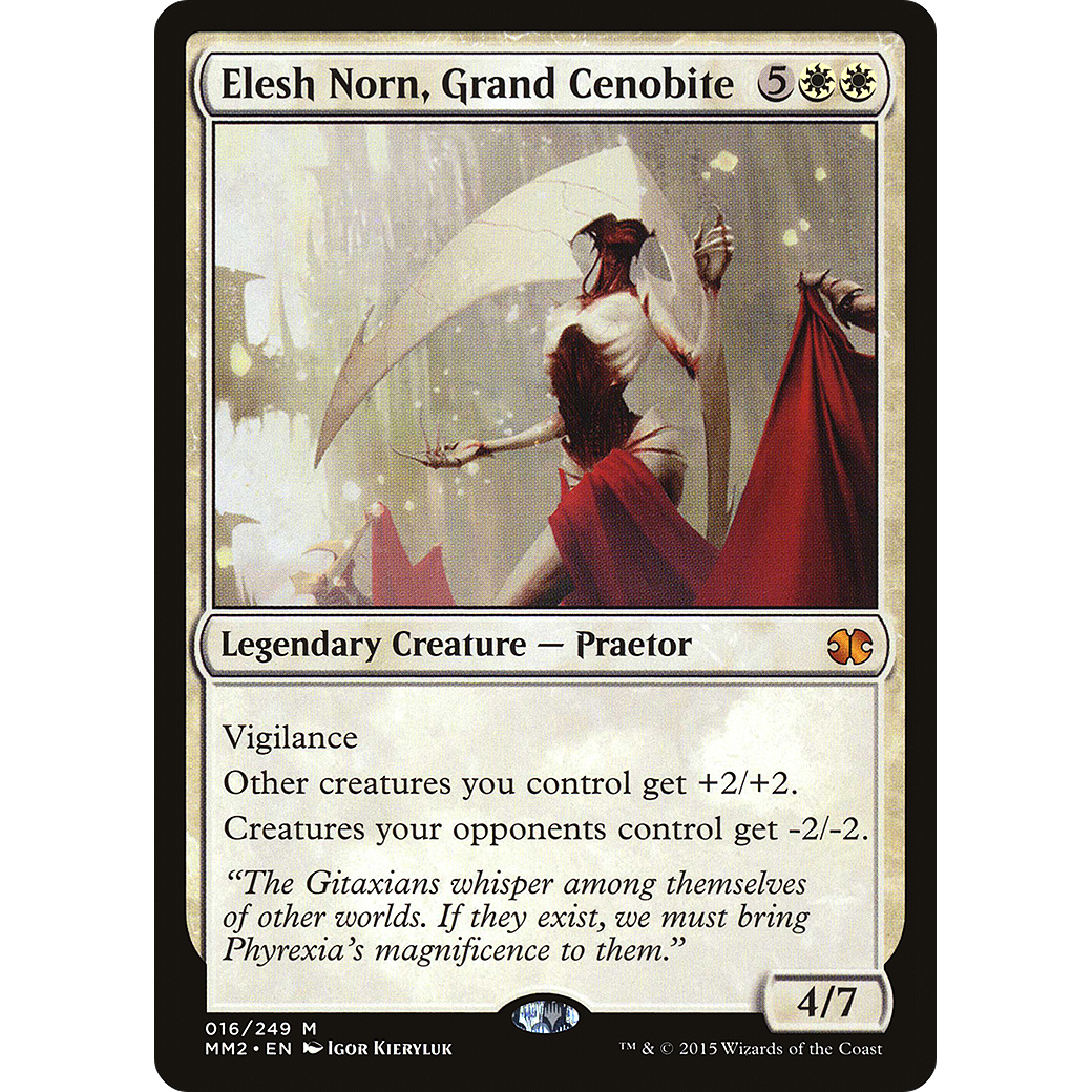 Elesh Norn, Grand Cenobite (MM2-016) - Modern Masters 2015 Foil