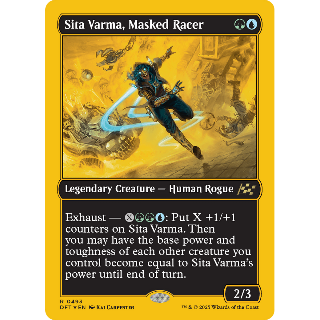 Sita Varma, Masked Racer (DFT-493) - Aetherdrift Foil