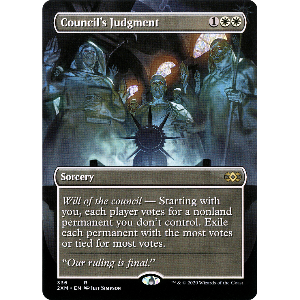 Council's Judgment (Borderless) (2XM-336) - Double Masters (Borderless) Foil