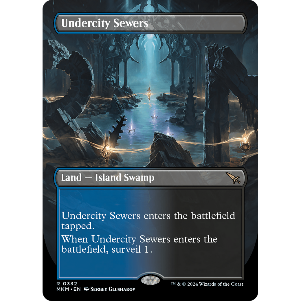 Undercity Sewers (MKM-332) - Murders at Karlov Manor (Borderless) Foil