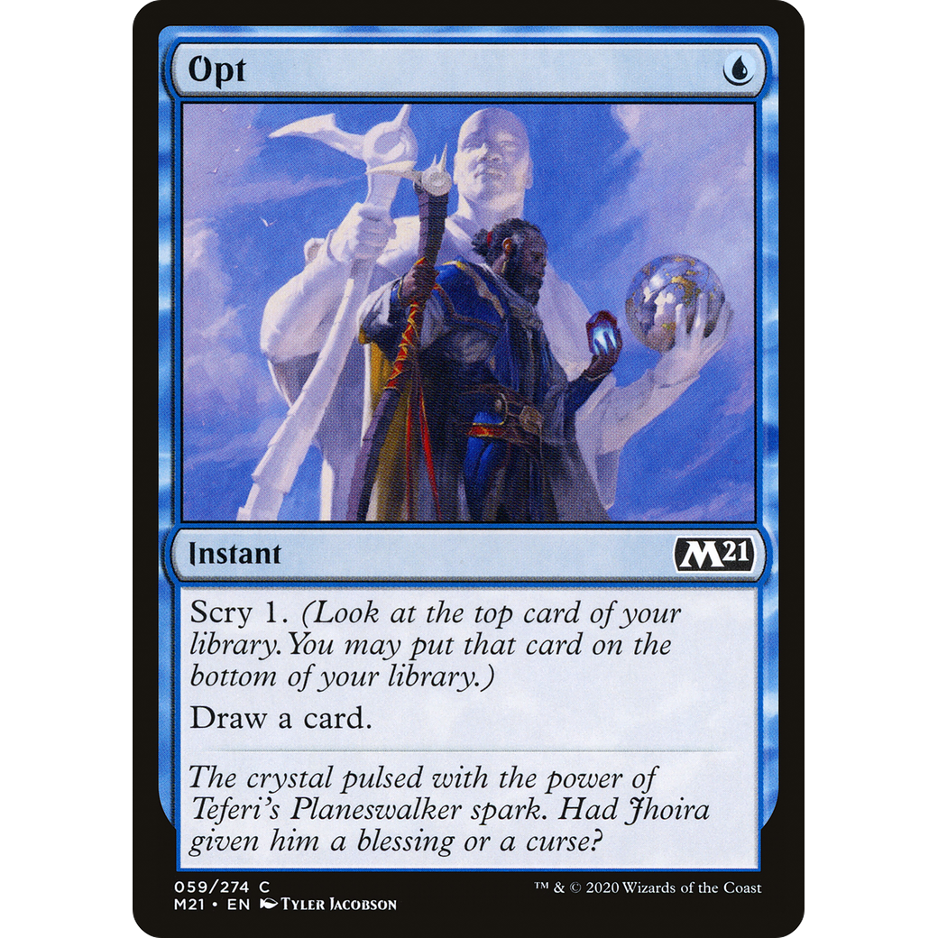 Opt (M21-059) - Core Set 2021 Foil