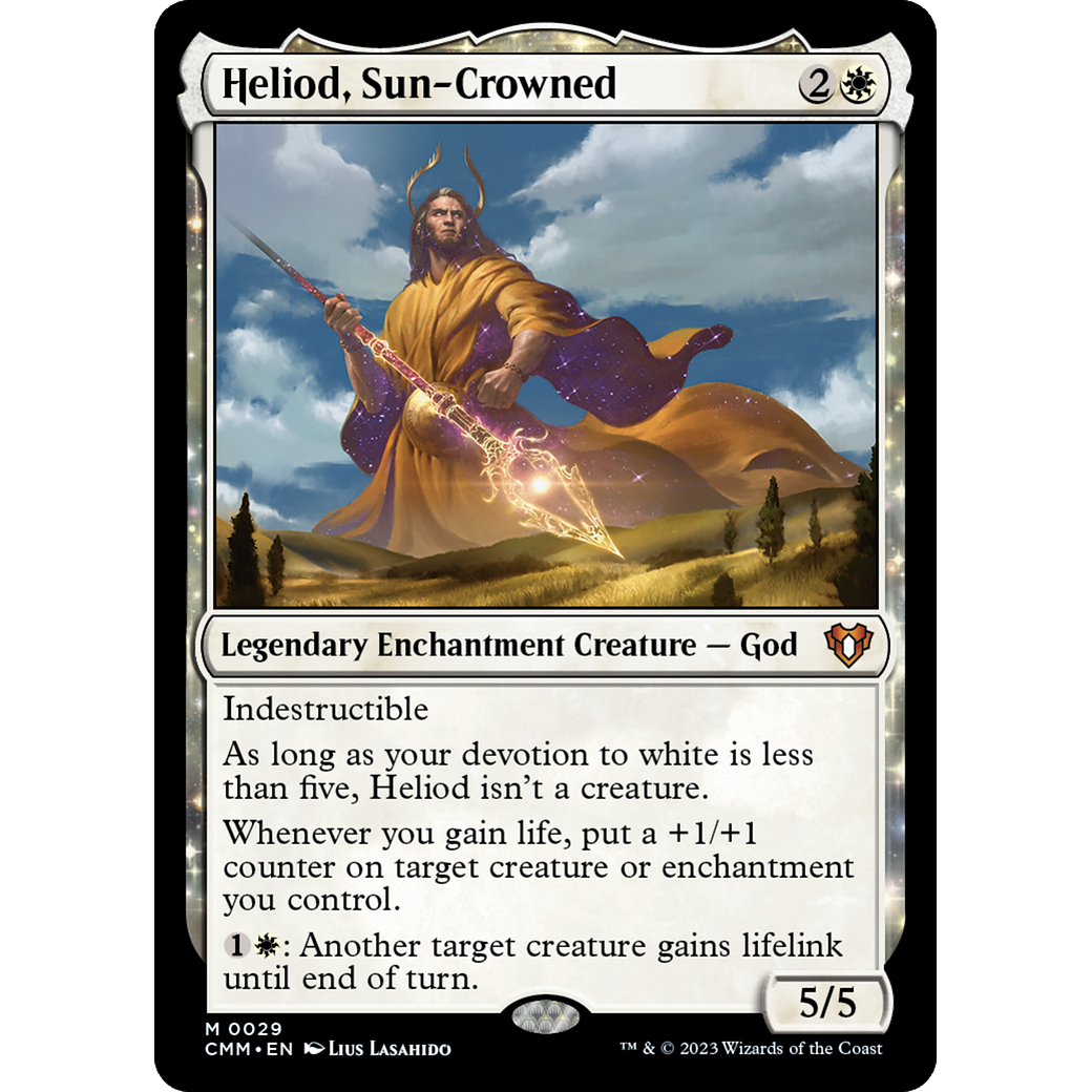 Heliod, Sun-Crowned (CMM-029) - Commander Masters: (enchantment) Foil