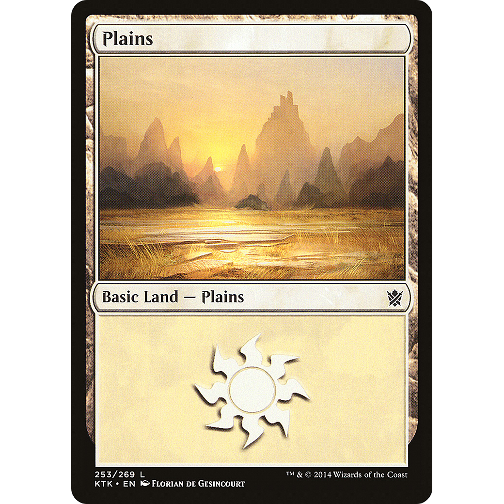 Plains (253) (KTK-253) - Khans of Tarkir Foil
