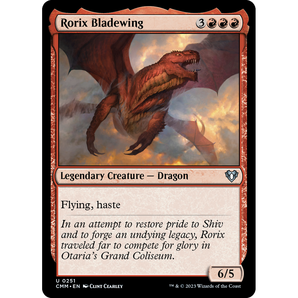 Rorix Bladewing (CMM-251) - Commander Masters Foil