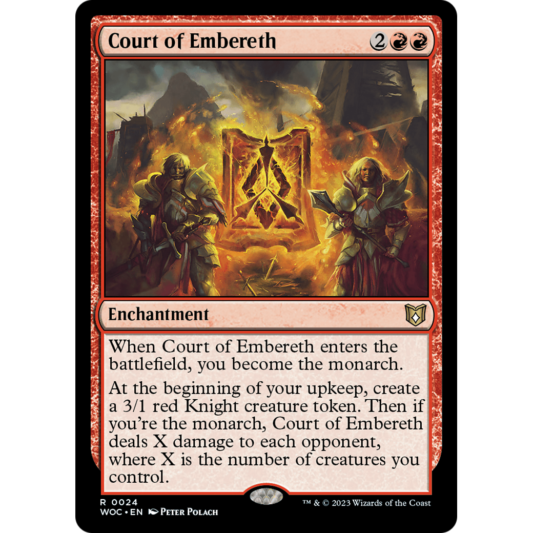 Court of Embereth (WOC-024) - Wilds of Eldraine Commander Foil
