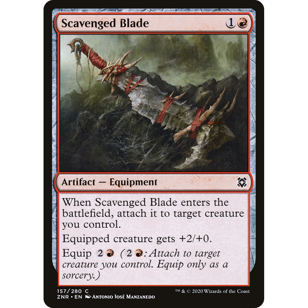 Scavenged Blade (ZNR-157) - Zendikar Rising Foil