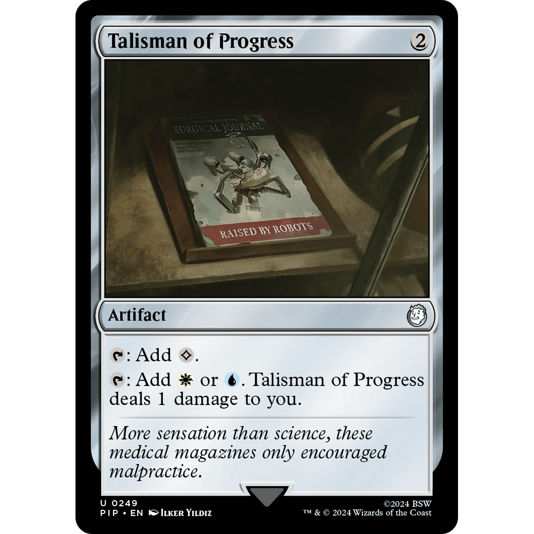 Talisman of Progress (PIP-249) - Fallout