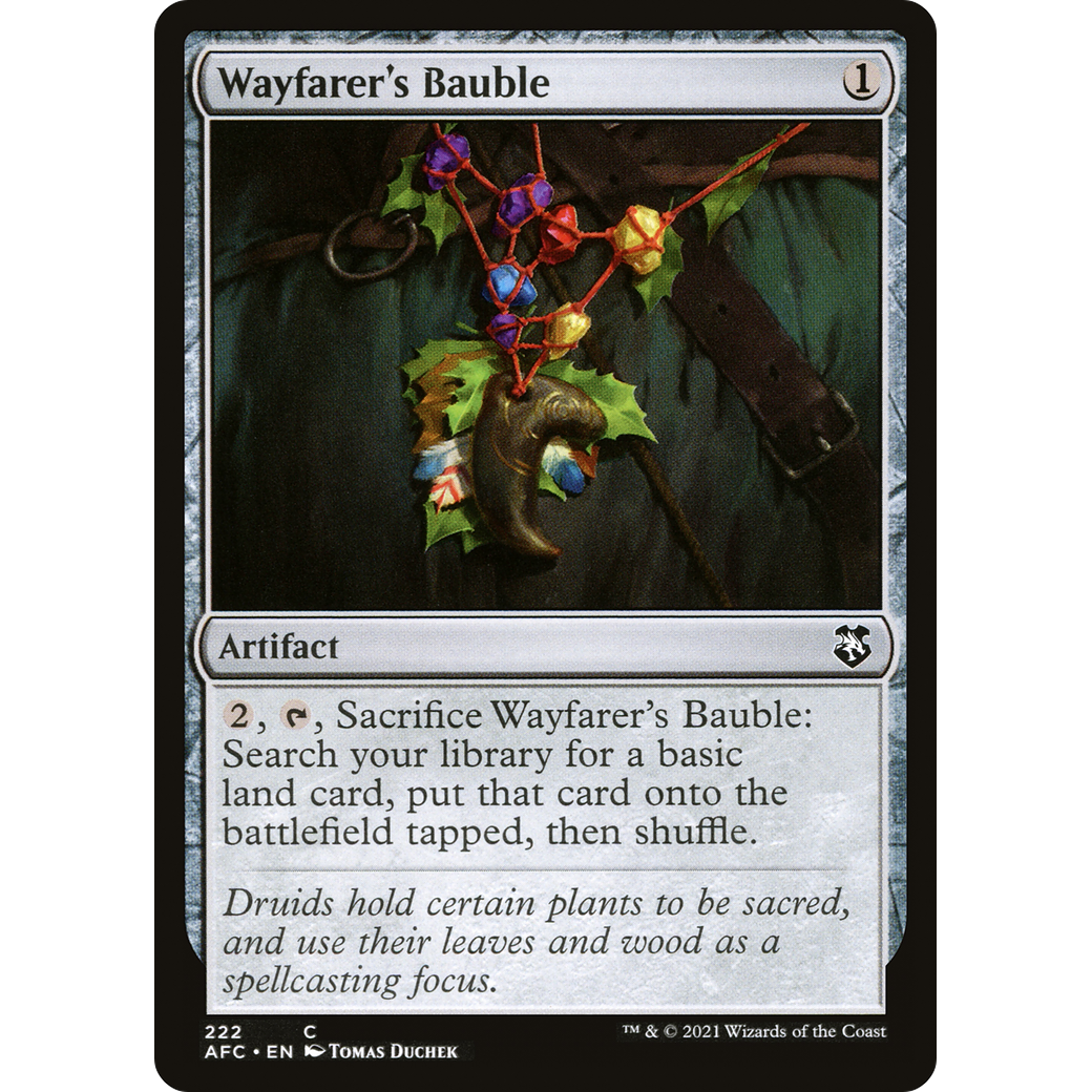 Wayfarer's Bauble (AFC-222) - Forgotten Realms Commander