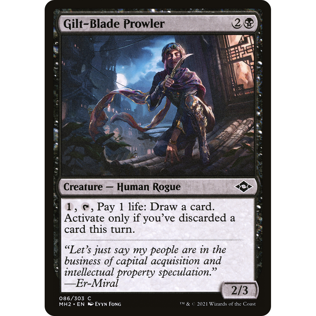 Gilt-Blade Prowler (MH2-086) - Modern Horizons 2 Foil