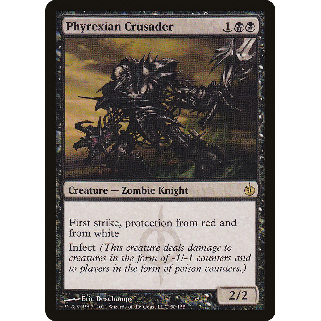 Phyrexian Crusader (MBS-050) - Mirrodin Besieged Foil