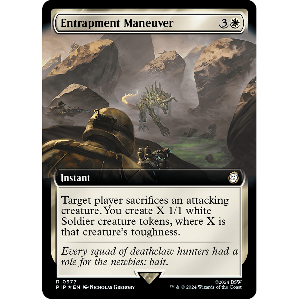 Entrapment Maneuver (PIP-977) - Fallout: (Extended Art) Foil