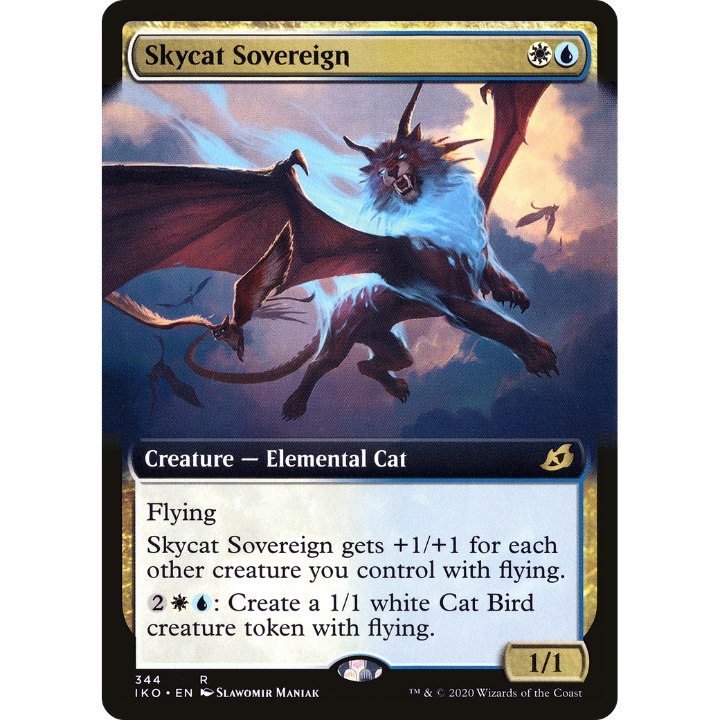 Skycat Sovereign (Extended Art) (IKO-344) - Ikoria: Lair of Behemoths: (Extended Art)