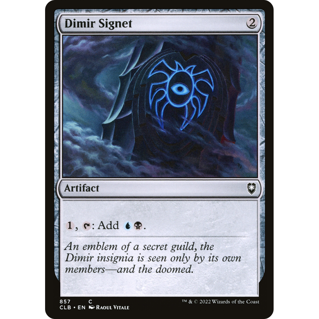 Dimir Signet (CLB-857) - Commander Legends: Battle for Baldur's Gate