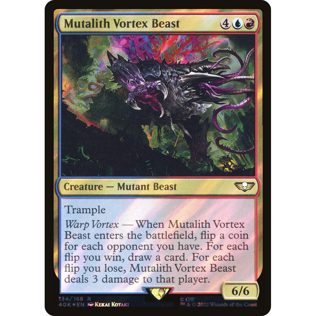 Mutalith Vortex Beast (40K-134) - Warhammer 40,000 Commander Foil
