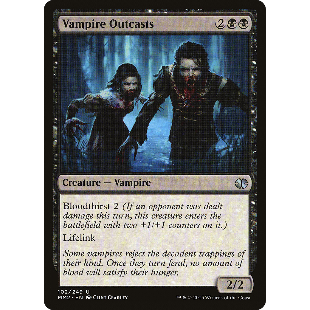 Vampire Outcasts (MM2-102) - Modern Masters 2015