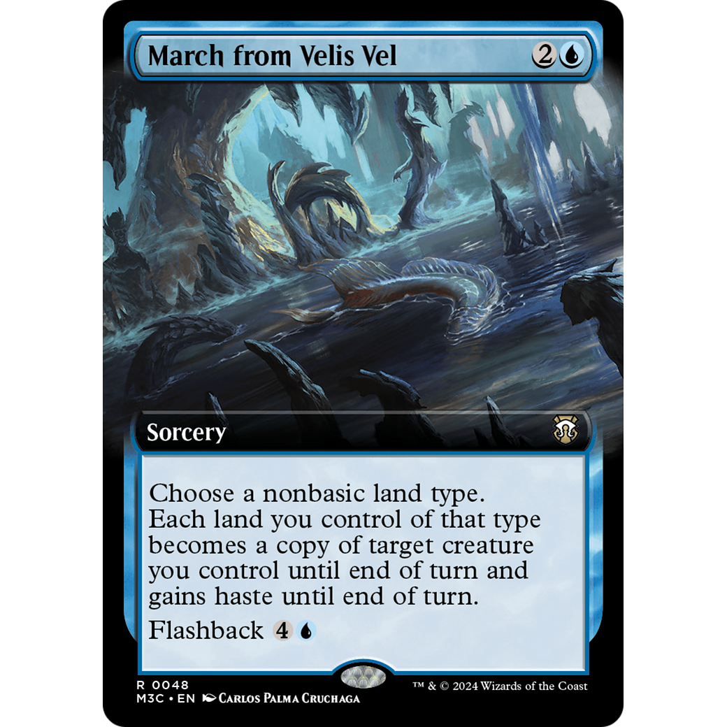 March from Velis Vel (M3C-048) - Modern Horizons 3 Commander: (Extended Art)