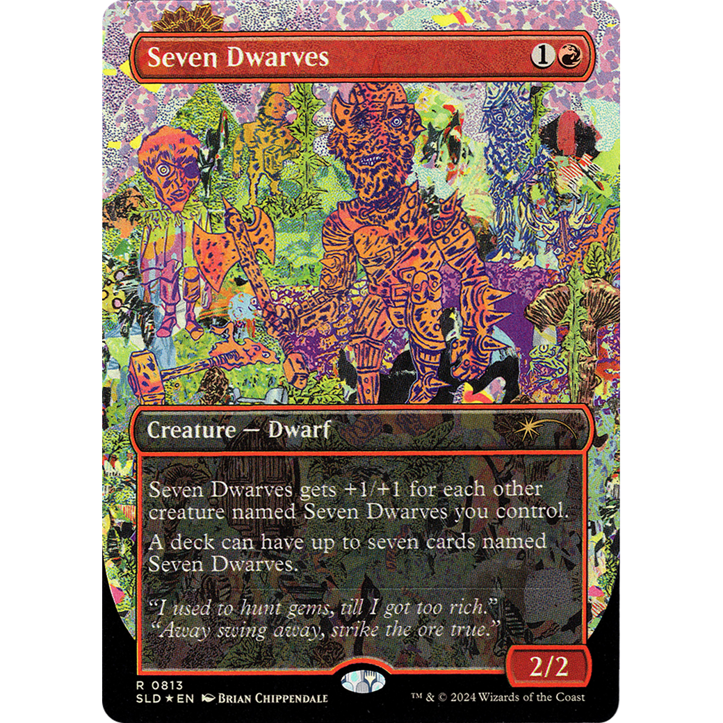 Seven Dwarves (0813) (SLD-813) - Secret Lair Drop (Borderless) Foil