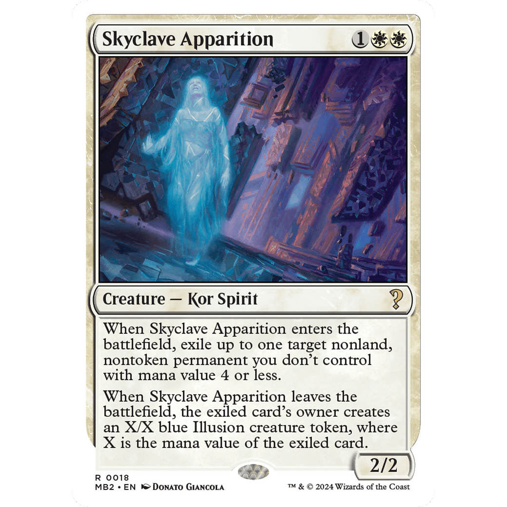 Skyclave Apparition (White Border) (MB2-018) - Mystery Booster 2