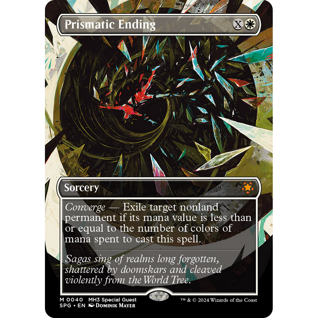 Prismatic Ending (Borderless) (SPG-040) - Special Guests (Borderless)