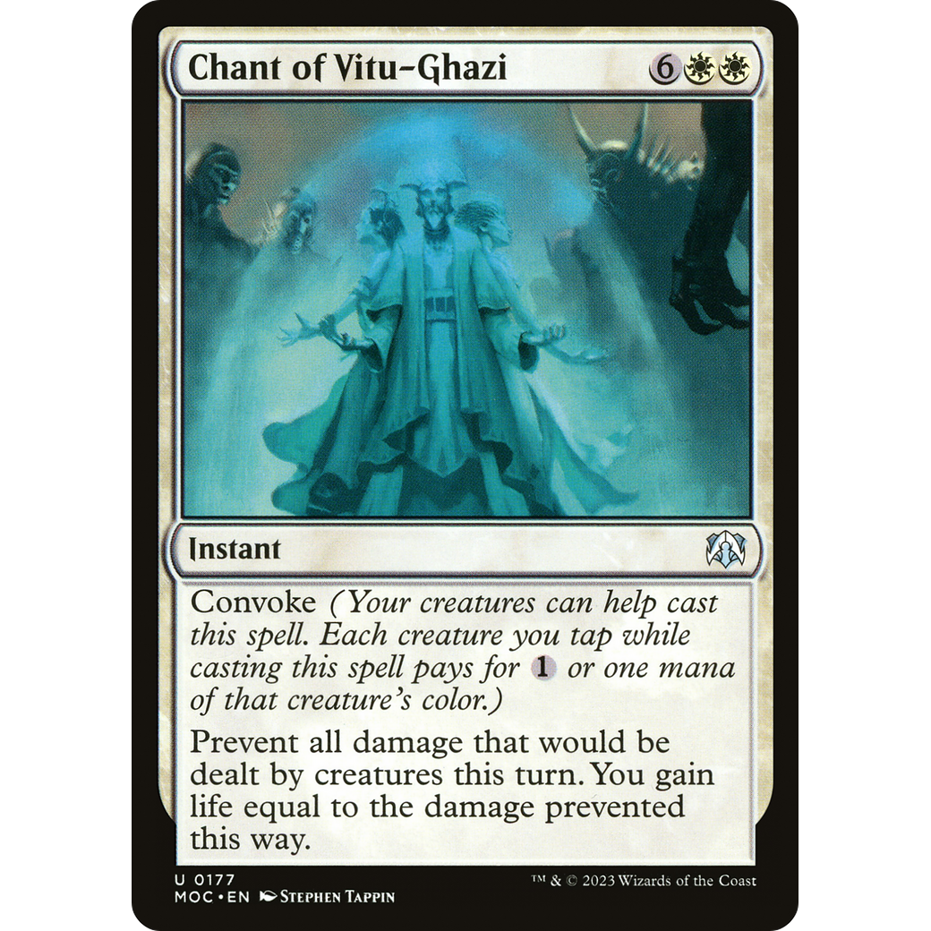 Chant of Vitu-Ghazi (MOC-177) - March of the Machine Commander