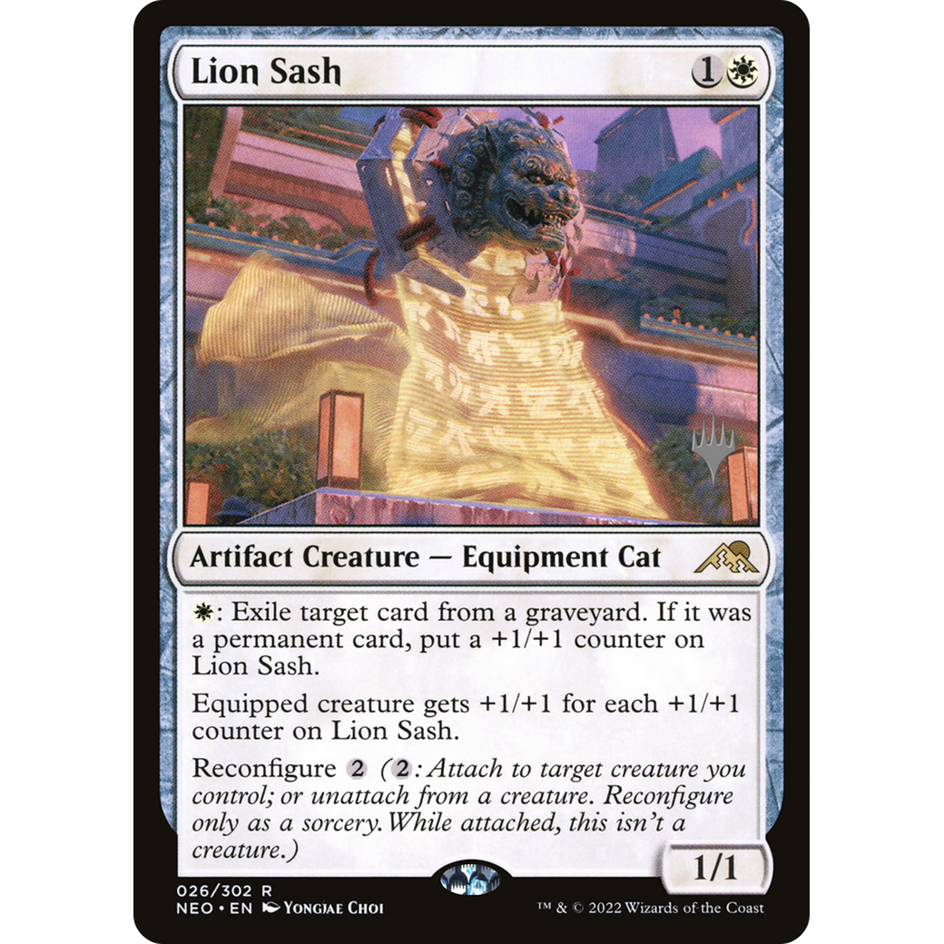 Lion Sash (PPNEO-26P) - Kamigawa: Neon Dynasty Promos
