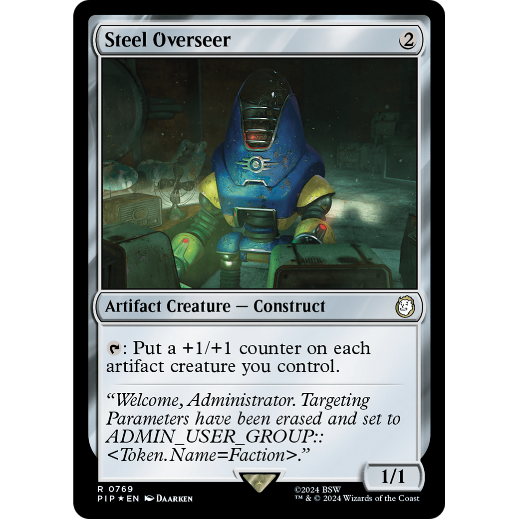 Steel Overseer (PIP-769) - Fallout Foil