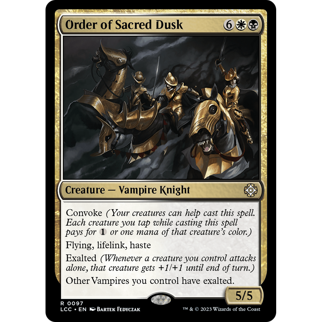 Order of Sacred Dusk (LCC-097) - The Lost Caverns of Ixalan Commander