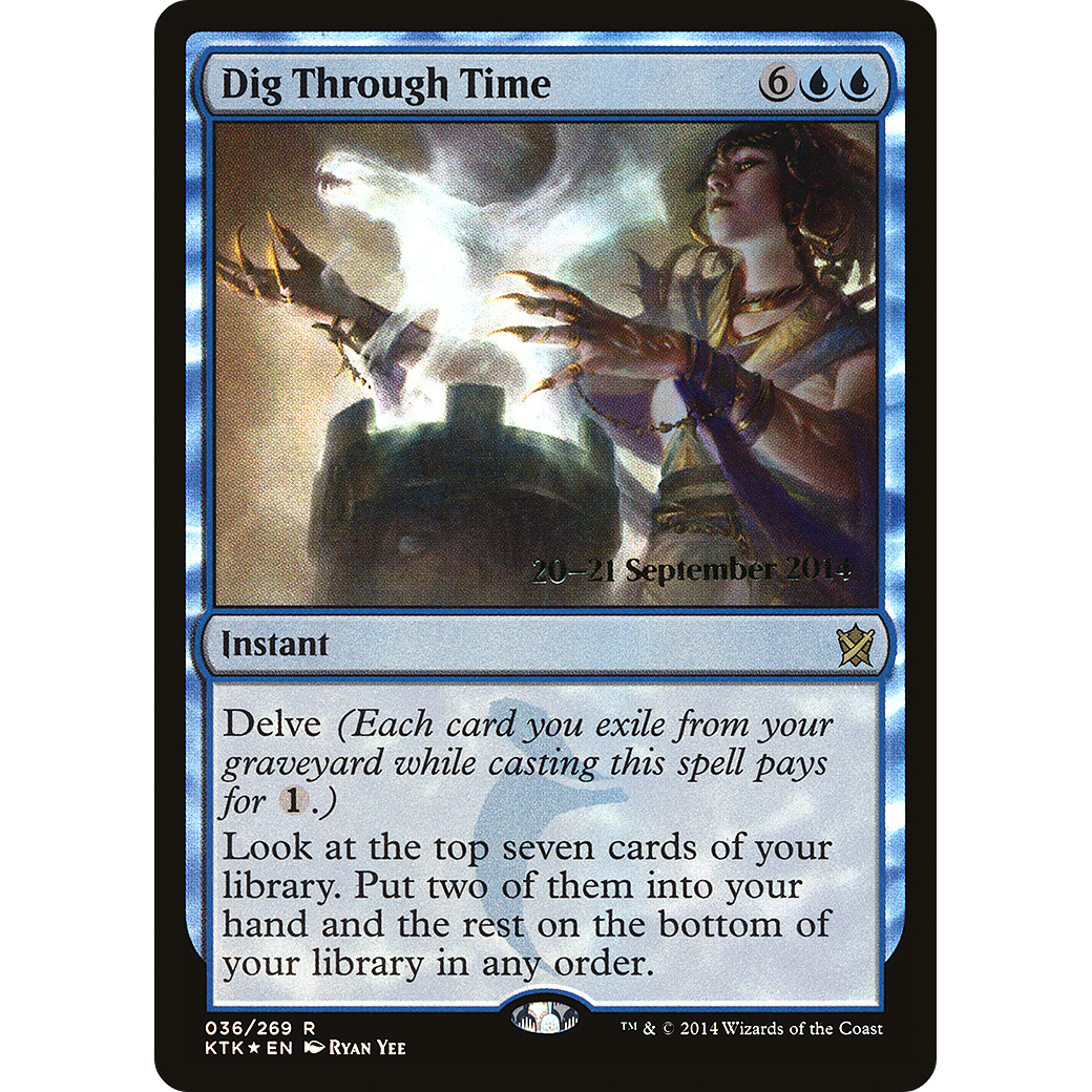 Dig Through Time (PRE-036) - Khans of Tarkir Promos Foil
