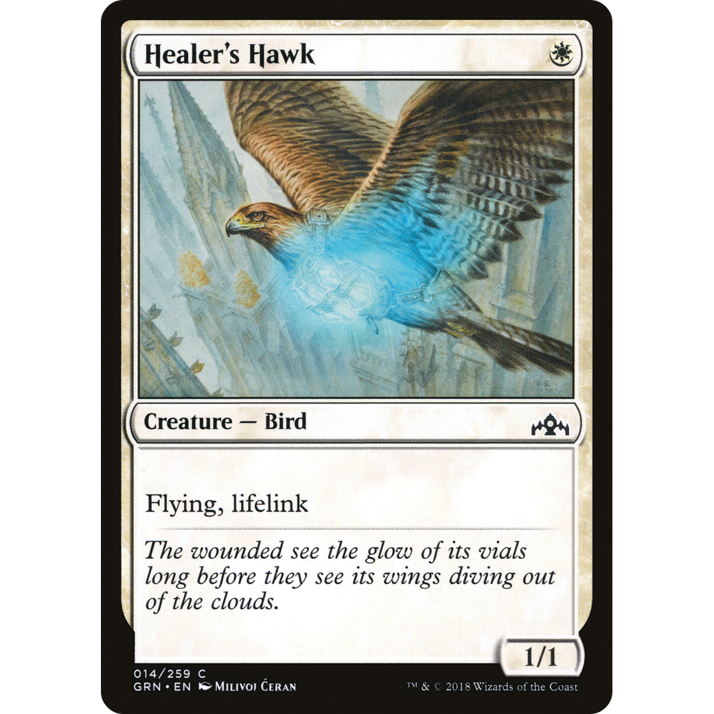 Healer's Hawk (GRN-014) - Guilds of Ravnica
