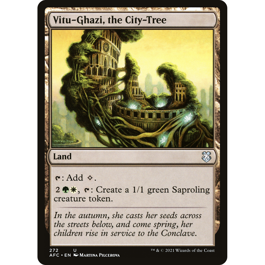 Vitu-Ghazi, the City-Tree (AFC-272) - Forgotten Realms Commander