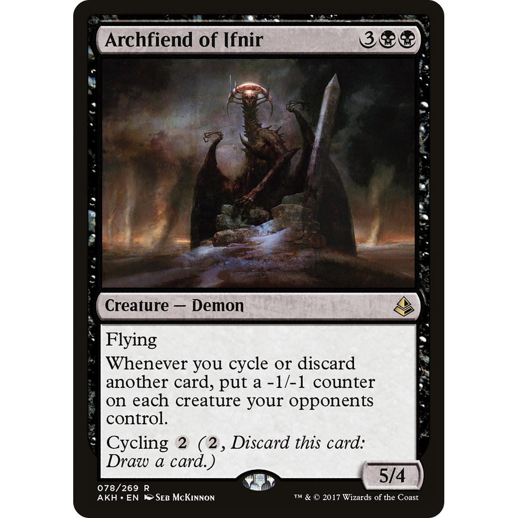 Archfiend of Ifnir (AKH-078) - Amonkhet Foil