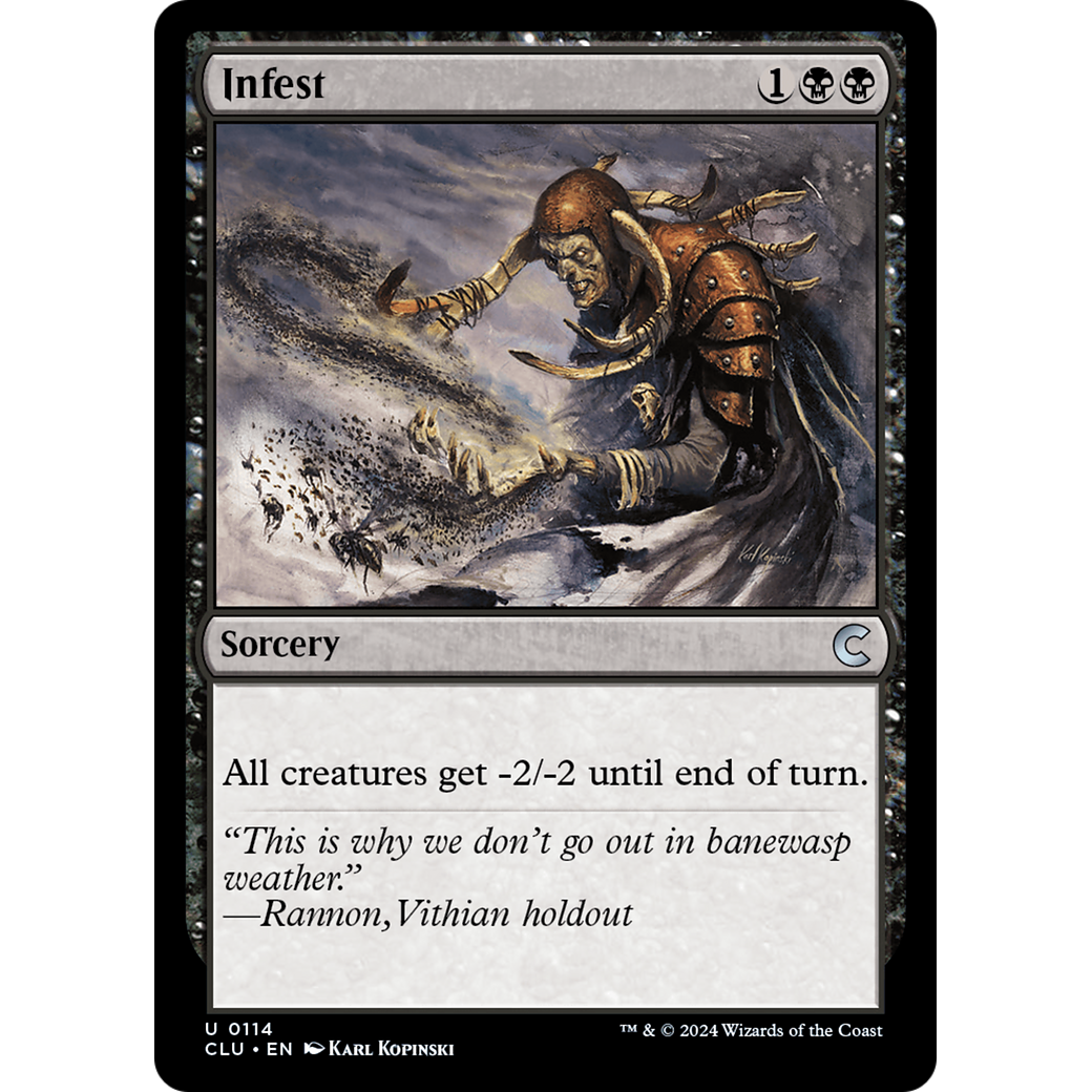 Infest (CLU-114) - Ravnica: Clue Edition