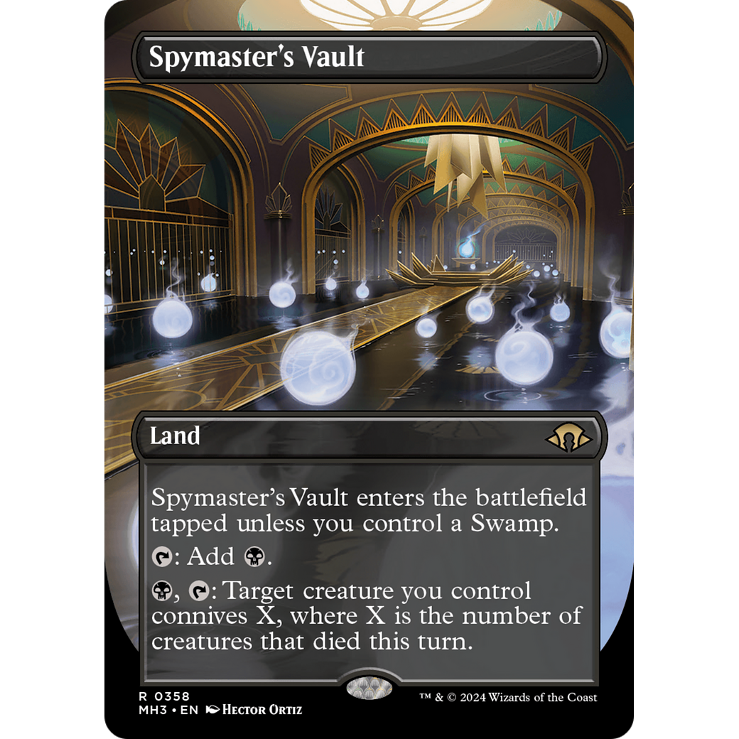 Spymaster's Vault (MH3-358) - Modern Horizons 3 (Borderless) Foil