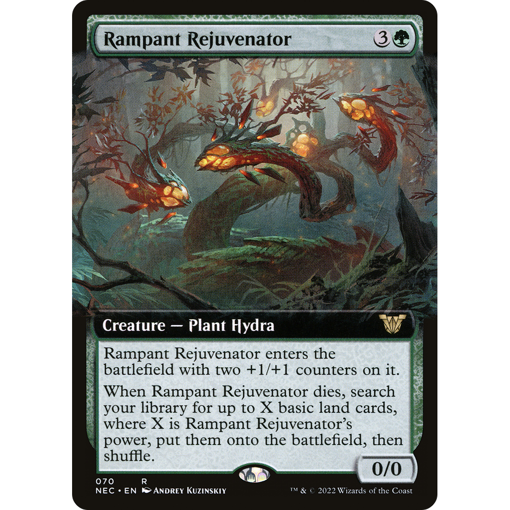 Rampant Rejuvenator (Extended Art) (NEC-070) - Neon Dynasty Commander: (Extended Art)