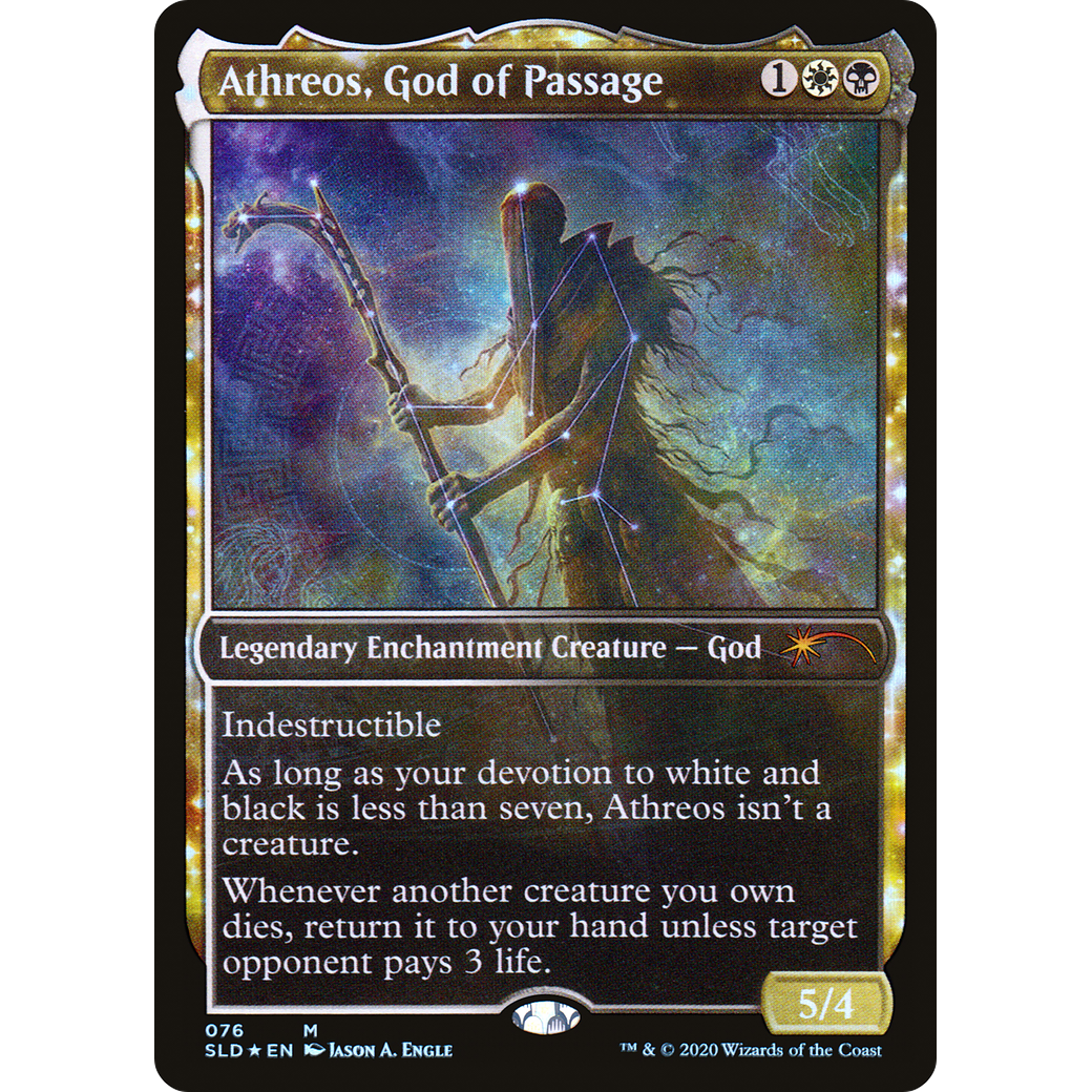 Athreos, God of Passage (SLD-076) - Secret Lair Drop: (enchantment, Showcase) Foil