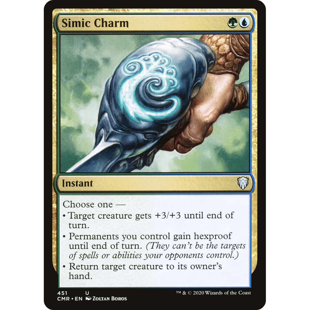 Simic Charm (CMR-451) - Commander Legends