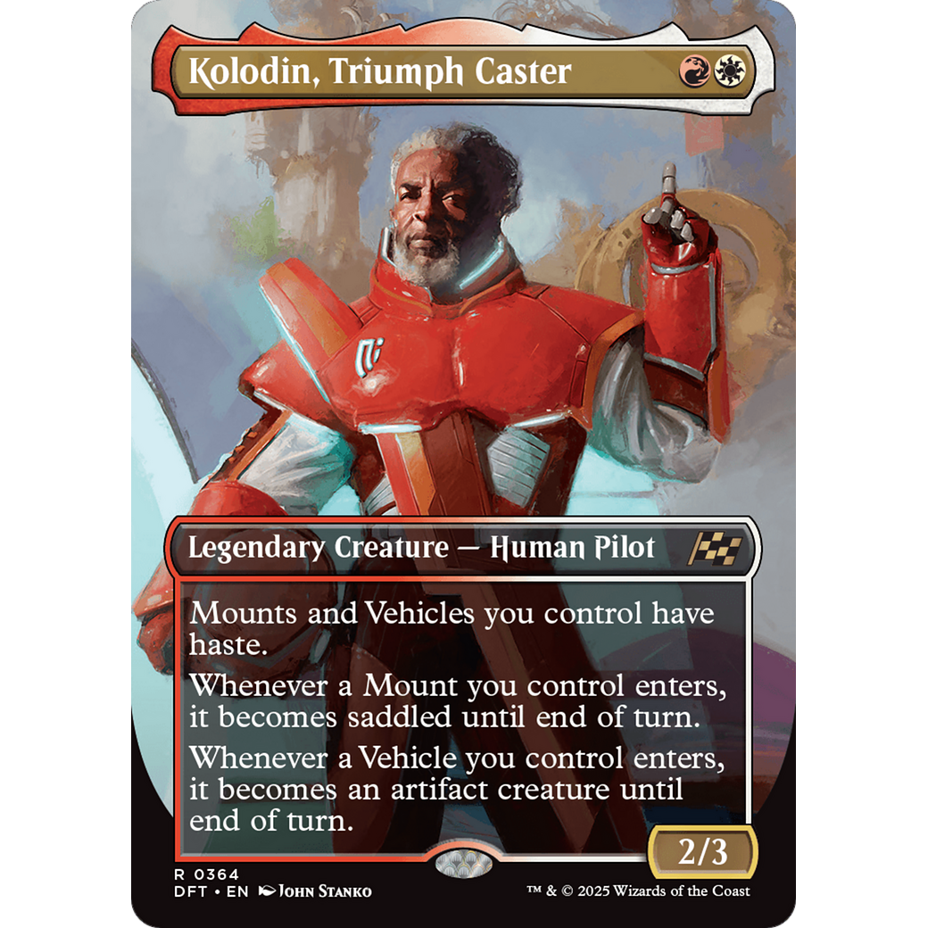 Kolodin, Triumph Caster (DFT-364) - Aetherdrift (Borderless) Foil