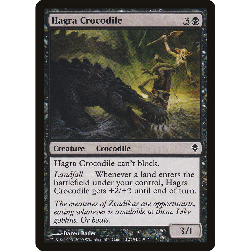 Hagra Crocodile (ZEN-094) - Zendikar