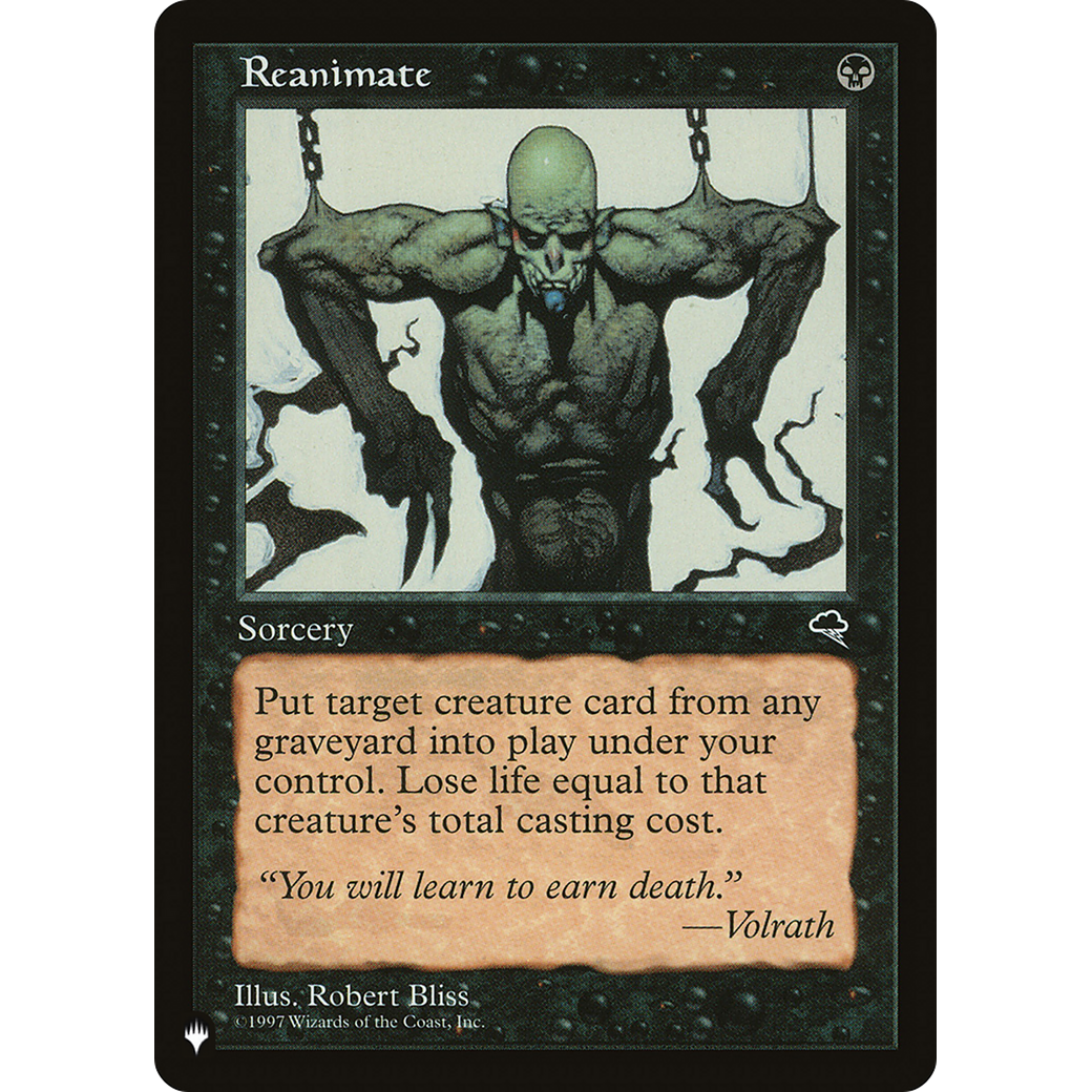 Reanimate (LIST-) - The List