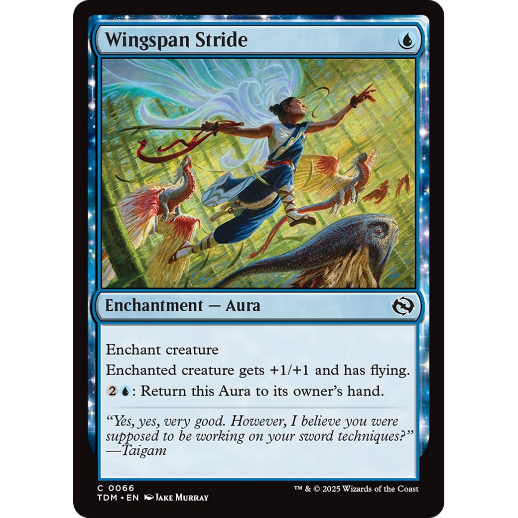 Wingspan Stride (TDM-066) - Tarkir: Dragonstorm: (enchantment)