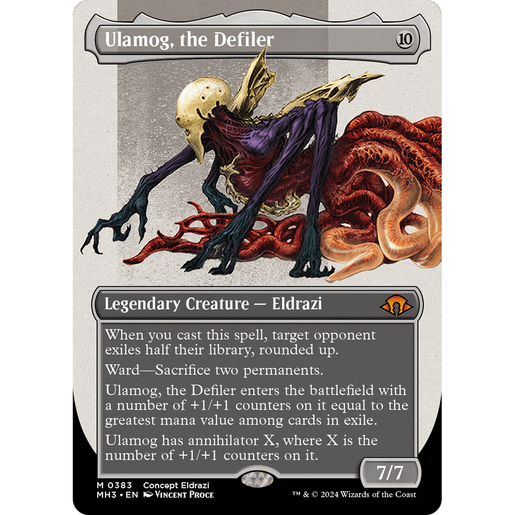 Ulamog, the Defiler (MH3-383) - Modern Horizons 3 (Borderless) Foil