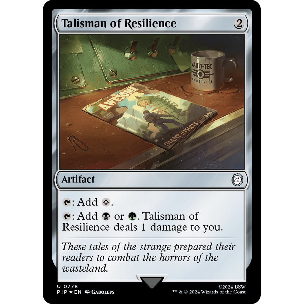 Talisman of Resilience (PIP-778) - Fallout Foil