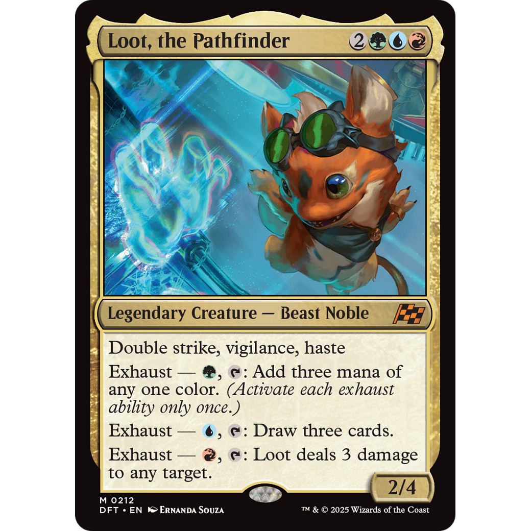 Loot, the Pathfinder (DFT-212) - Aetherdrift Foil