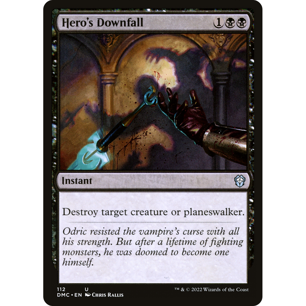 Hero's Downfall (DMC-112) - Dominaria United Commander